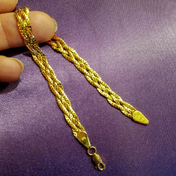 14k Gold Italy Bracelet - Picture 8 of 8